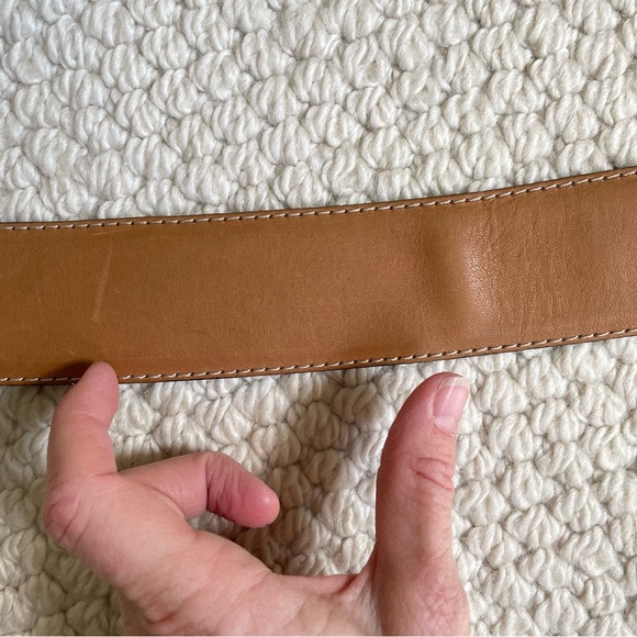 Rodier tan leather belt - Picture 12 of 13